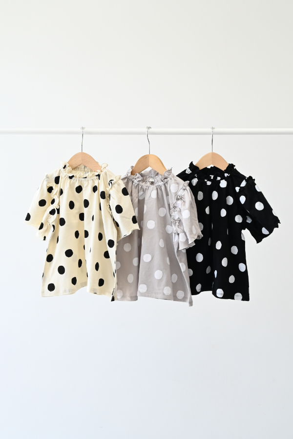ドットギャザーＴシャツ