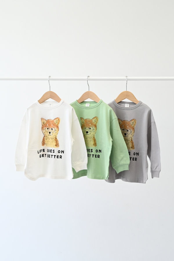 柴犬ロングＴシャツ