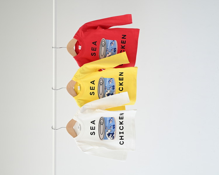 ツナ缶 ロングTシャツ