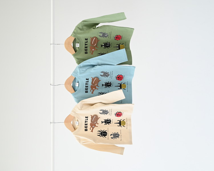 クワガタカブト ロングTシャツ