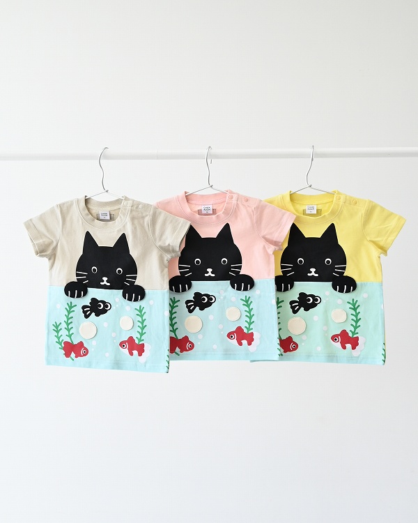 ねこと水槽 Tシャツ