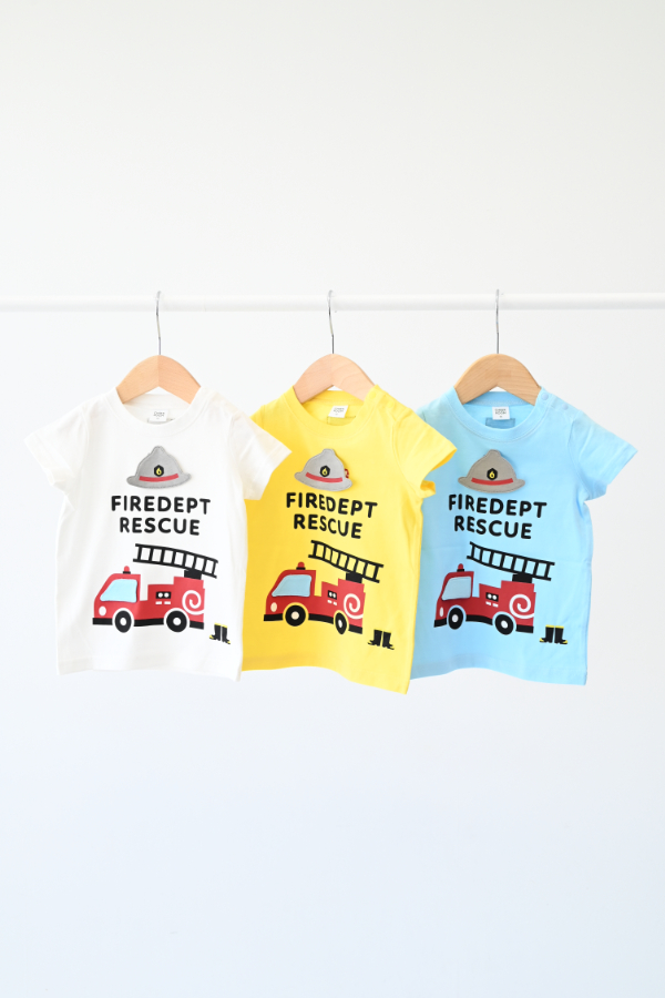 消防車 Tシャツ