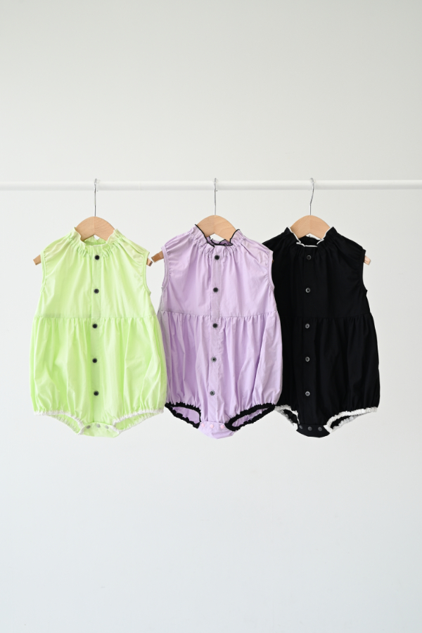 ギャザー ロンパース