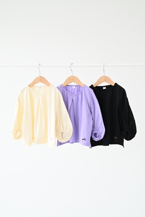 袖バルーンロングＴシャツ